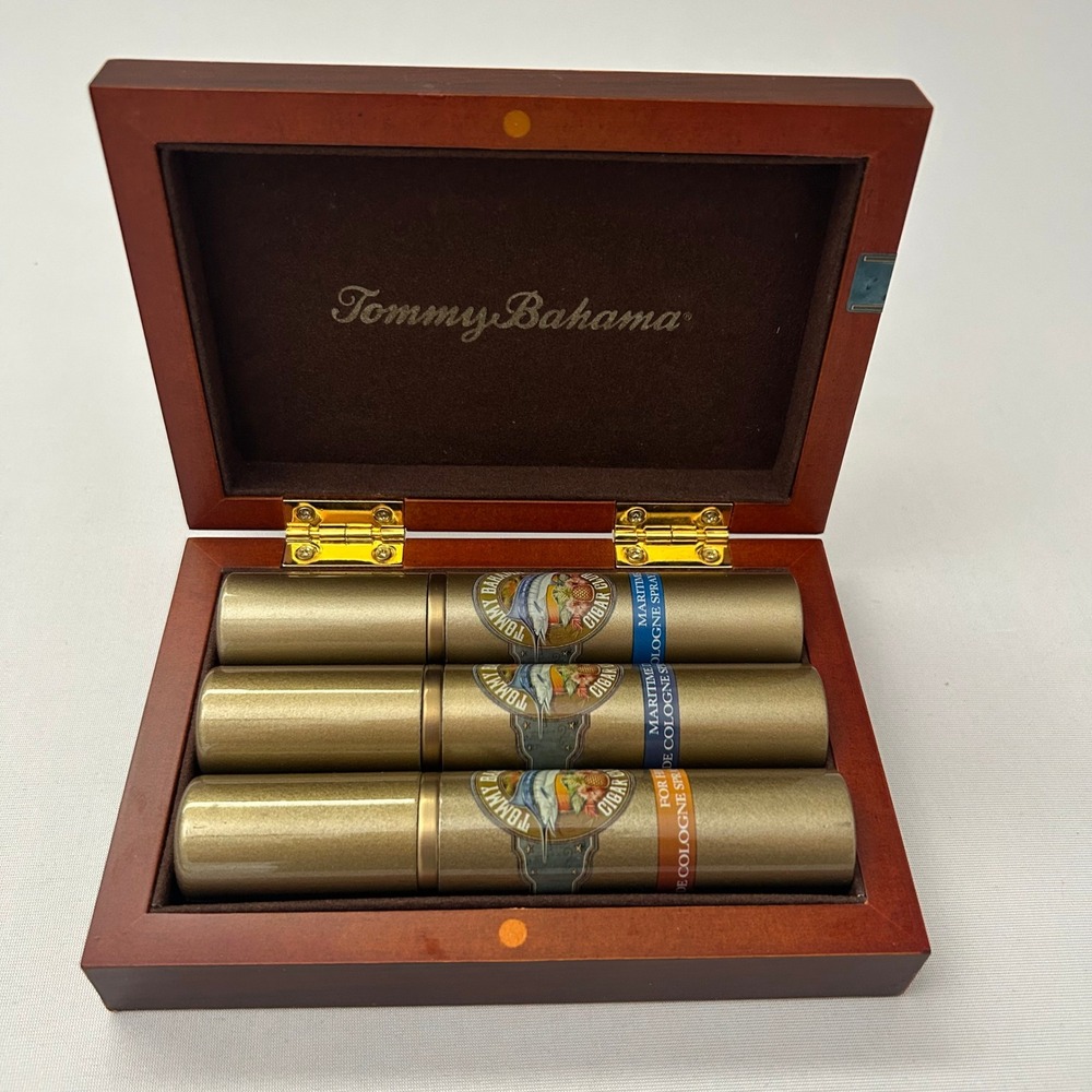 Tommy Bahama Mens Cigar Coffret 3 Piece Gift Set 0.5 oz Each